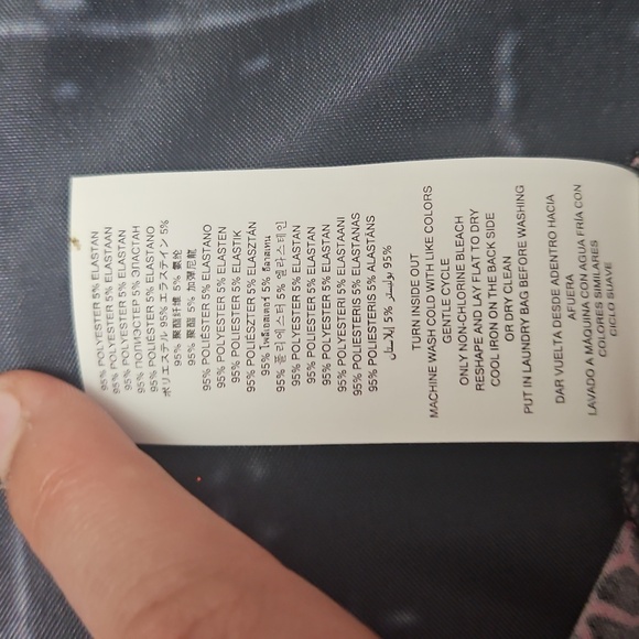 Michael Kors Cerise Pink Animal Print Ruched Faux-Wrap Sheath Dress nwt - Picture 9 of 9